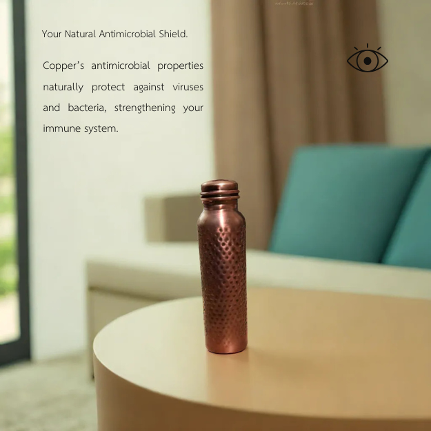 Pure Copper Bottle for Conscious Hydration