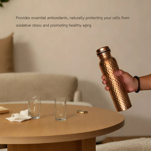 Pure Copper Bottle for Conscious Hydration